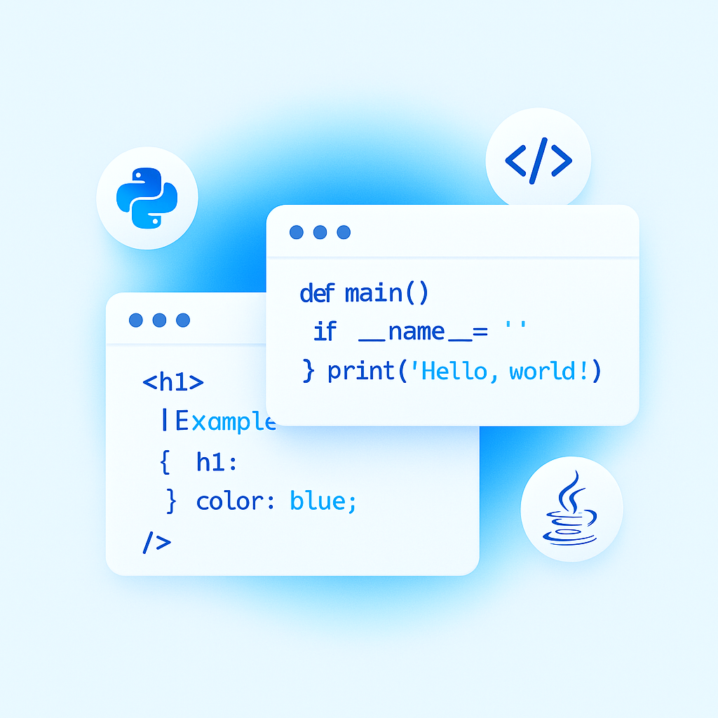 Example app screen 1